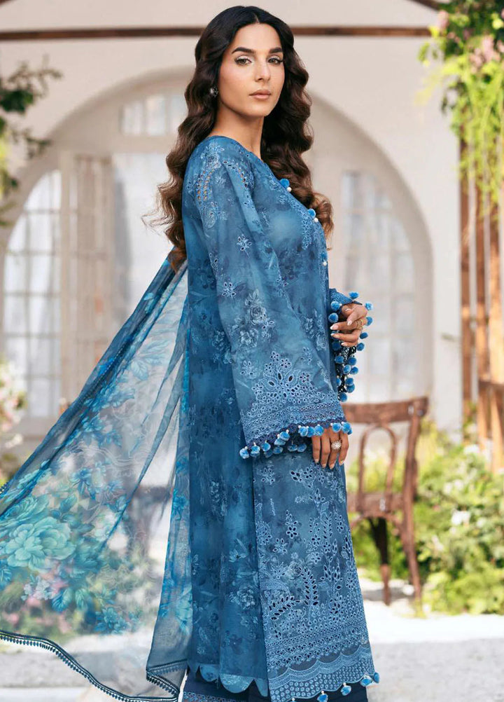 Amal by Motifz Embroidered Lawn Suits Unstitched 3 Piece 5434 Lilly - Summer Collection
