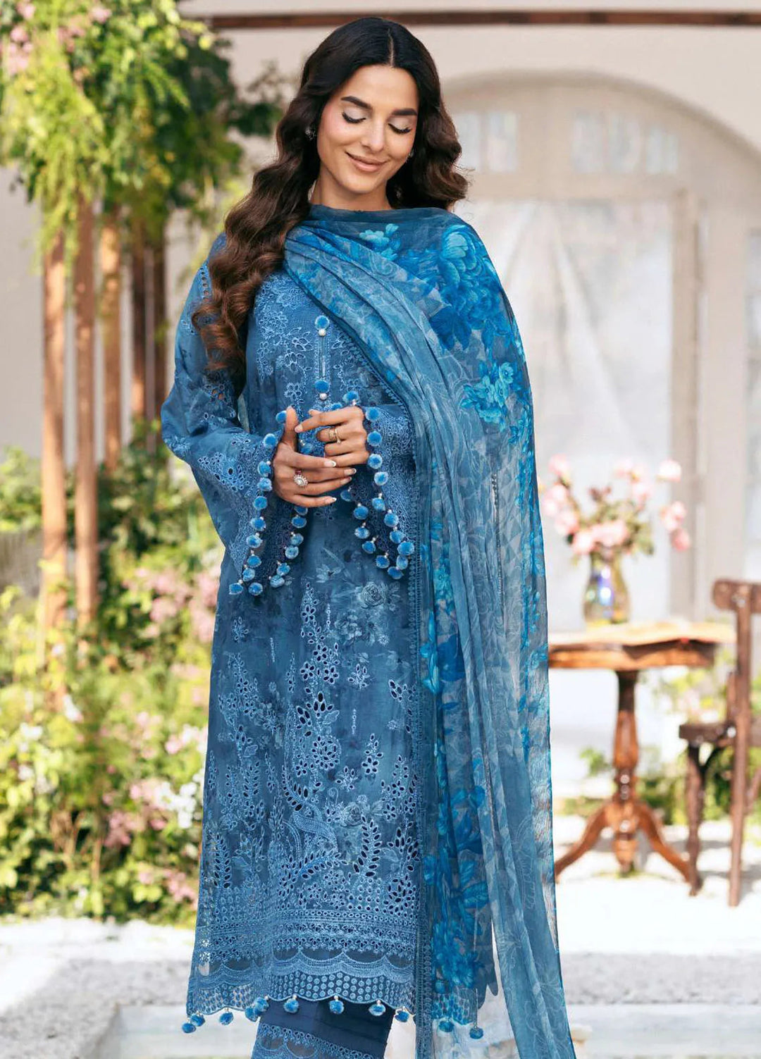 Amal by Motifz Embroidered Lawn Suits Unstitched 3 Piece 5434 Lilly - Summer Collection