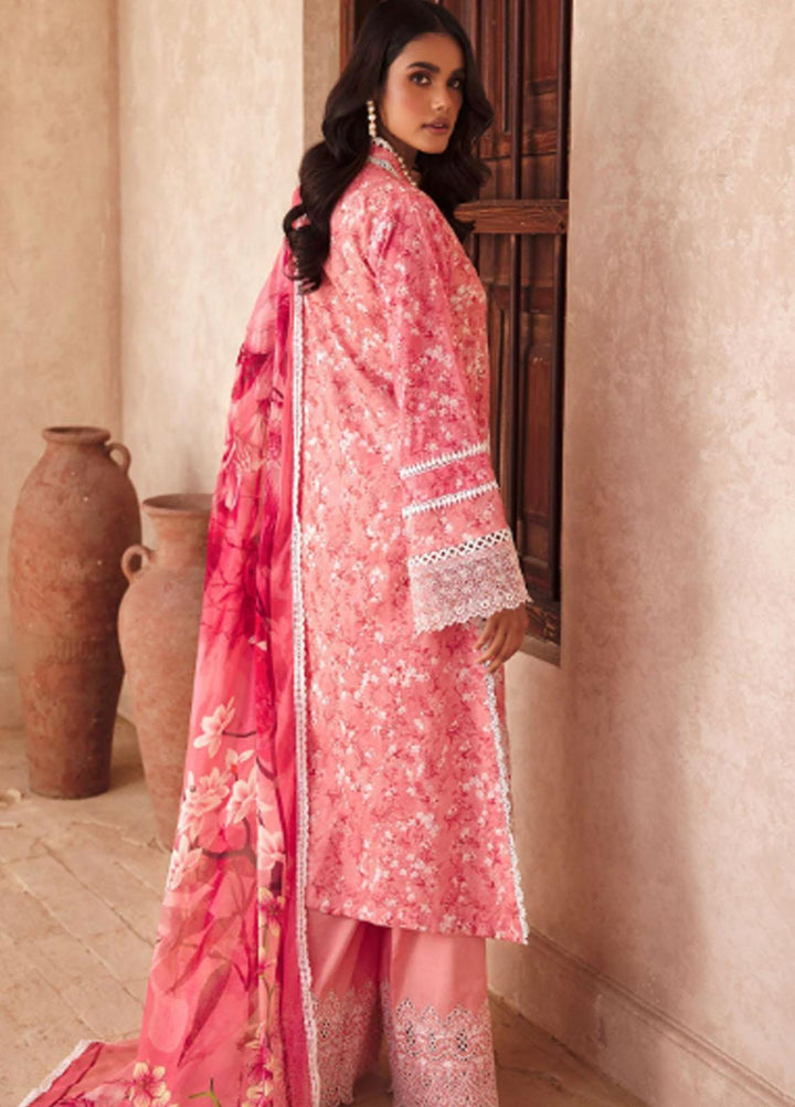 Amal By Motifz Embroidered Lawn Suits Unstitched 3 Piece MT23AM 3735-Maya - Summer Collection