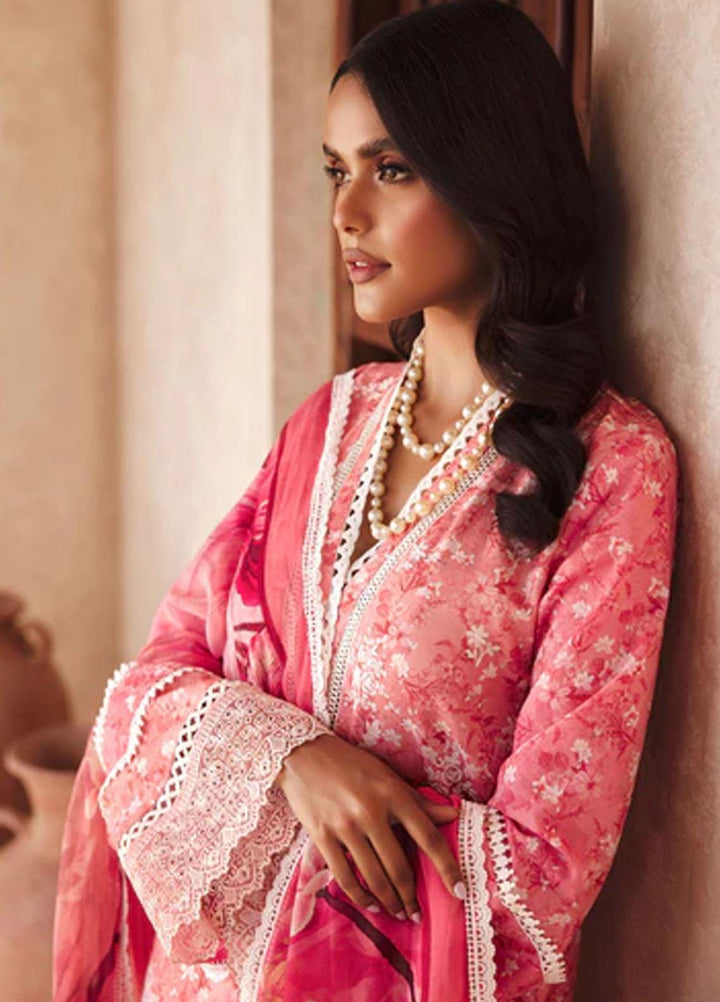 Amal By Motifz Embroidered Lawn Suits Unstitched 3 Piece MT23AM 3735-Maya - Summer Collection