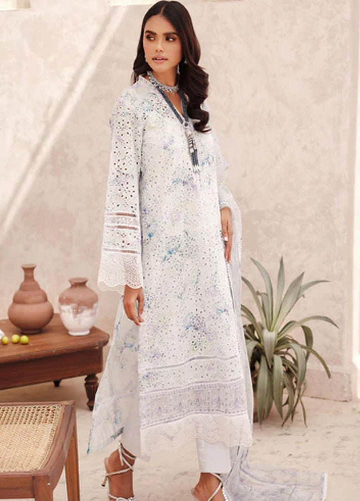 Amal By Motifz Embroidered Lawn Suits Unstitched 3 Piece MT23AM 3736-Lucia - Summer Collection