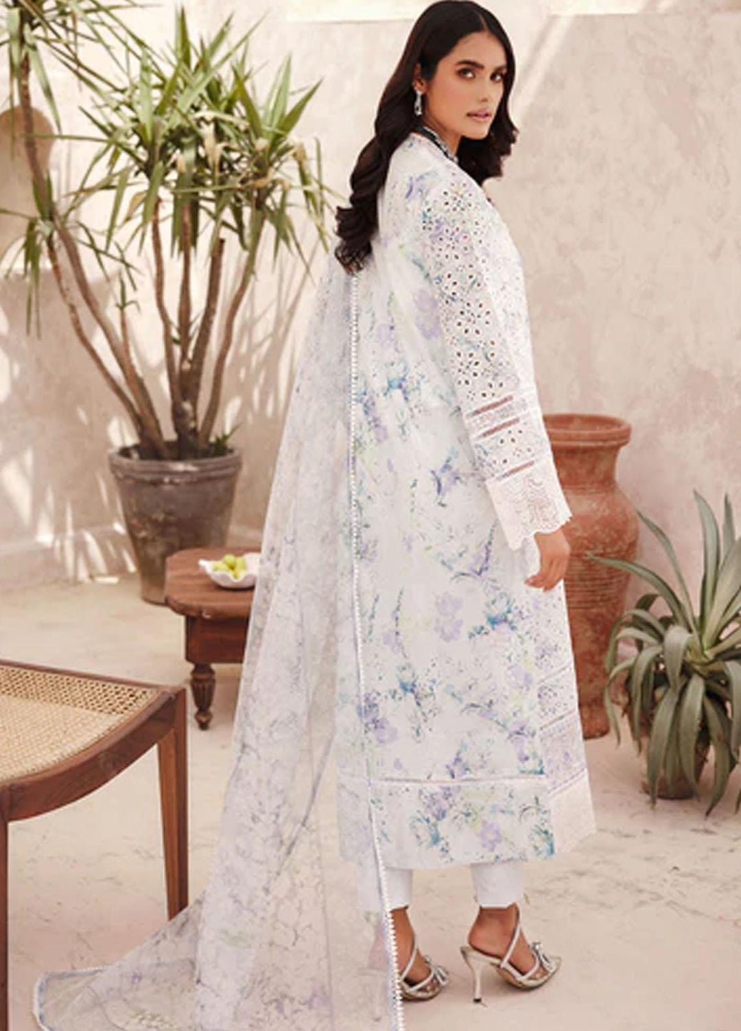 Amal By Motifz Embroidered Lawn Suits Unstitched 3 Piece MT23AM 3736-Lucia - Summer Collection
