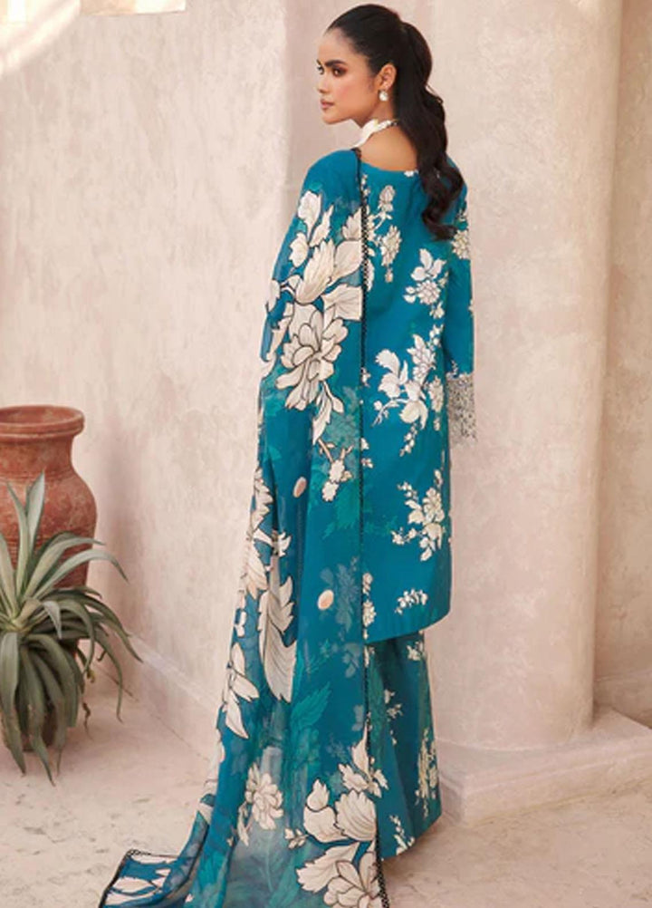 Amal By Motifz Embroidered Lawn Suits Unstitched 3 Piece MT23AM 3737-Lilly - Summer Collection