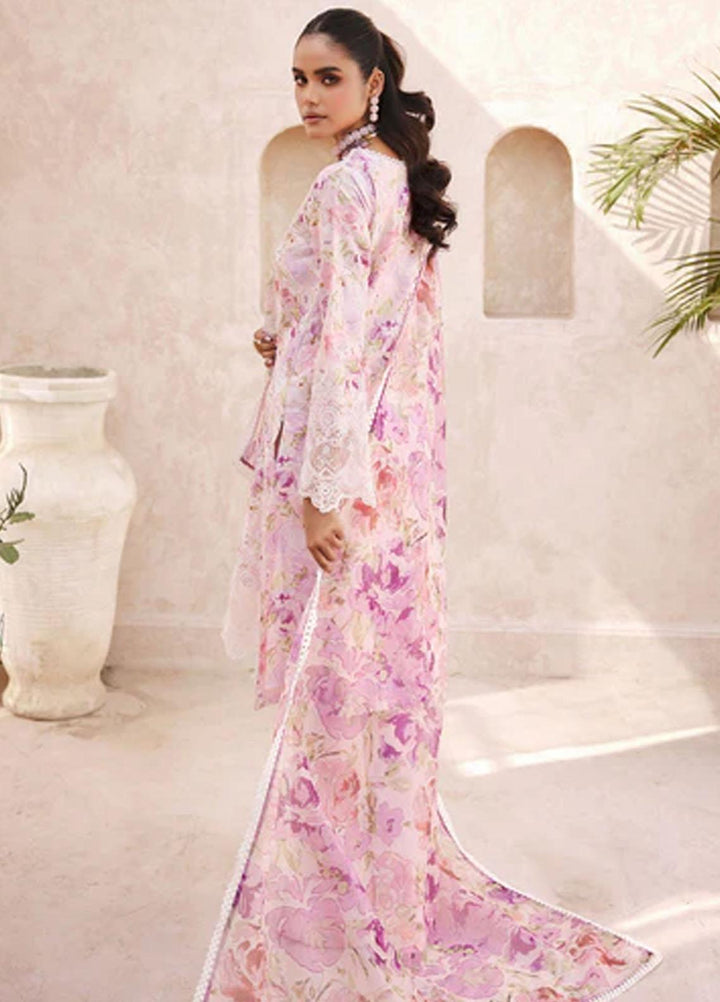 Amal By Motifz Embroidered Lawn Suits Unstitched 3 Piece MT23AM 3738-Leah - Summer Collection
