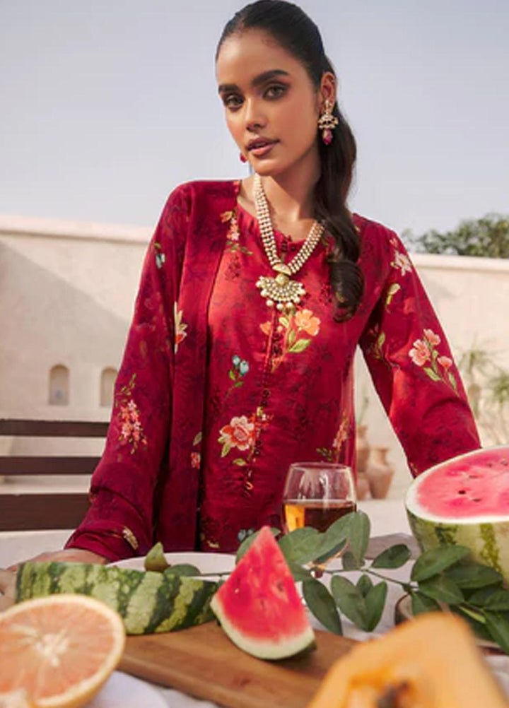 Amal By Motifz Embroidered Lawn Suits Unstitched 3 Piece MT23AM 3740-Eva - Summer Collection