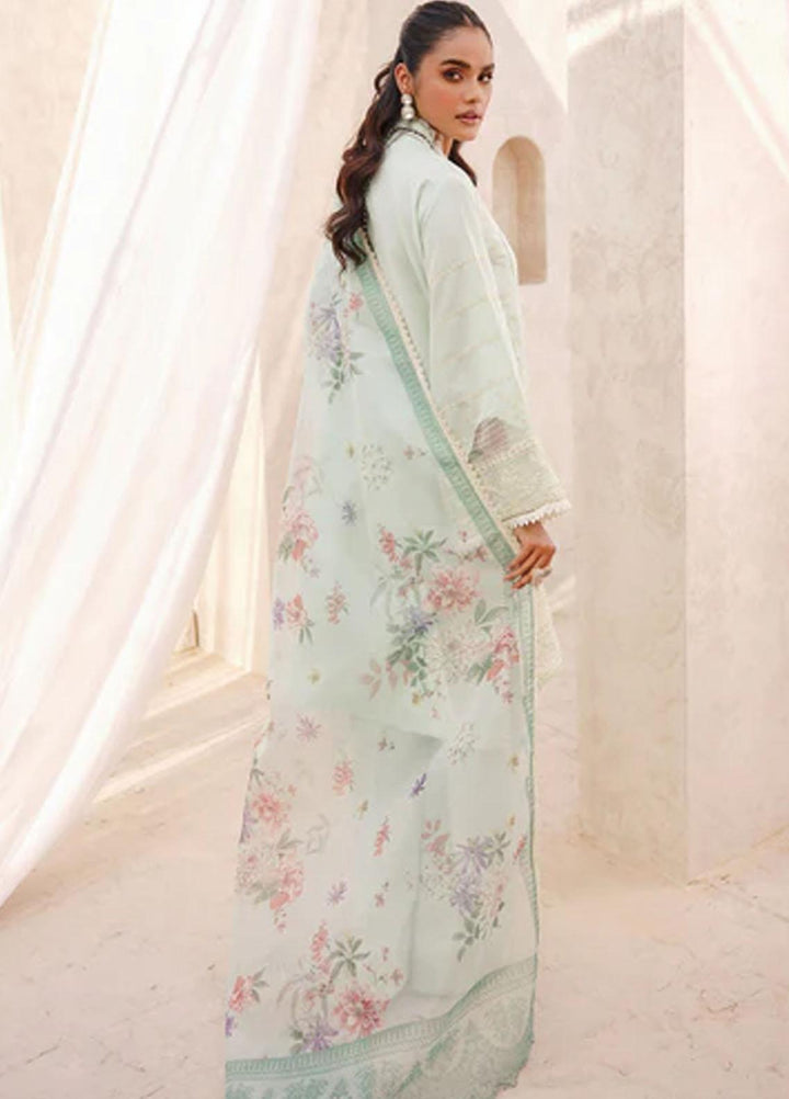 Amal By Motifz Embroidered Lawn Suits Unstitched 3 Piece MT23AM 3743-Zoe - Summer Collection