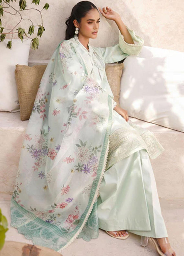 Amal By Motifz Embroidered Lawn Suits Unstitched 3 Piece MT23AM 3743-Zoe - Summer Collection