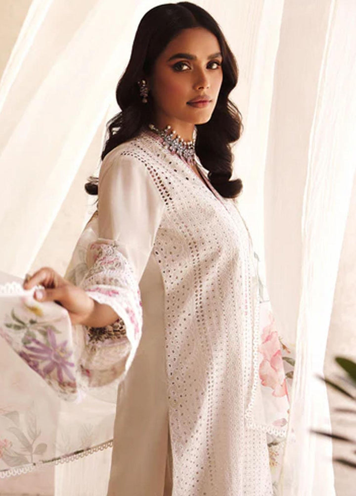 Amal By Motifz Embroidered Lawn Suits Unstitched 3 Piece MT23AM 3744-Emilia - Summer Collection