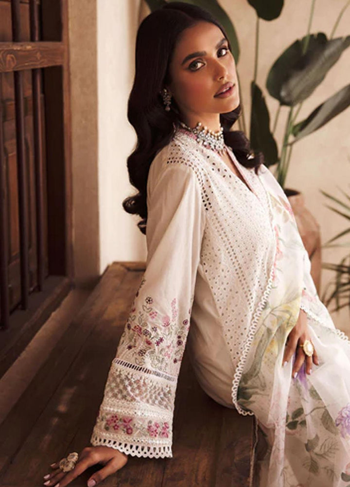 Amal By Motifz Embroidered Lawn Suits Unstitched 3 Piece MT23AM 3744-Emilia - Summer Collection
