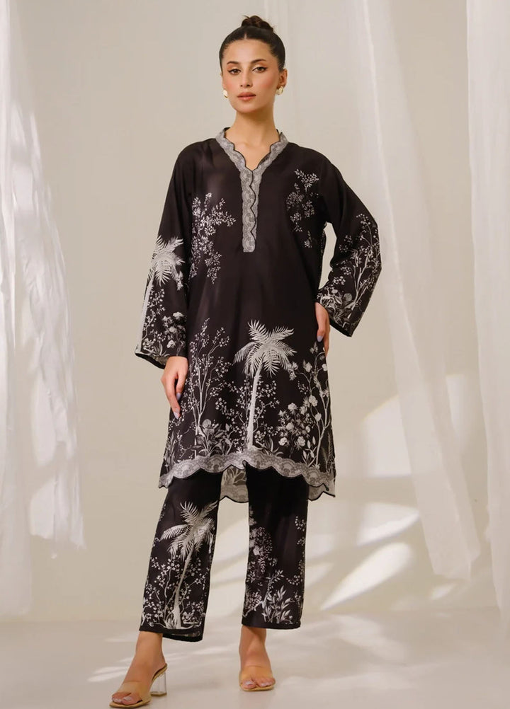 Amal Pret Printed Blended Lawn 2 Piece Suit Eclipse