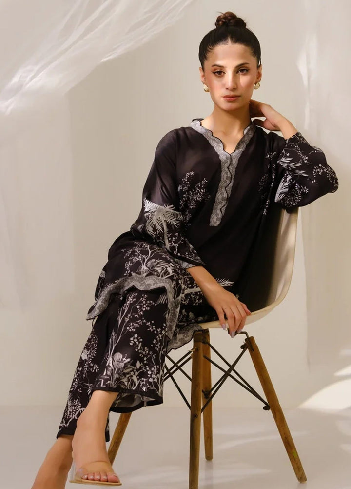 Amal Pret Printed Blended Lawn 2 Piece Suit Eclipse