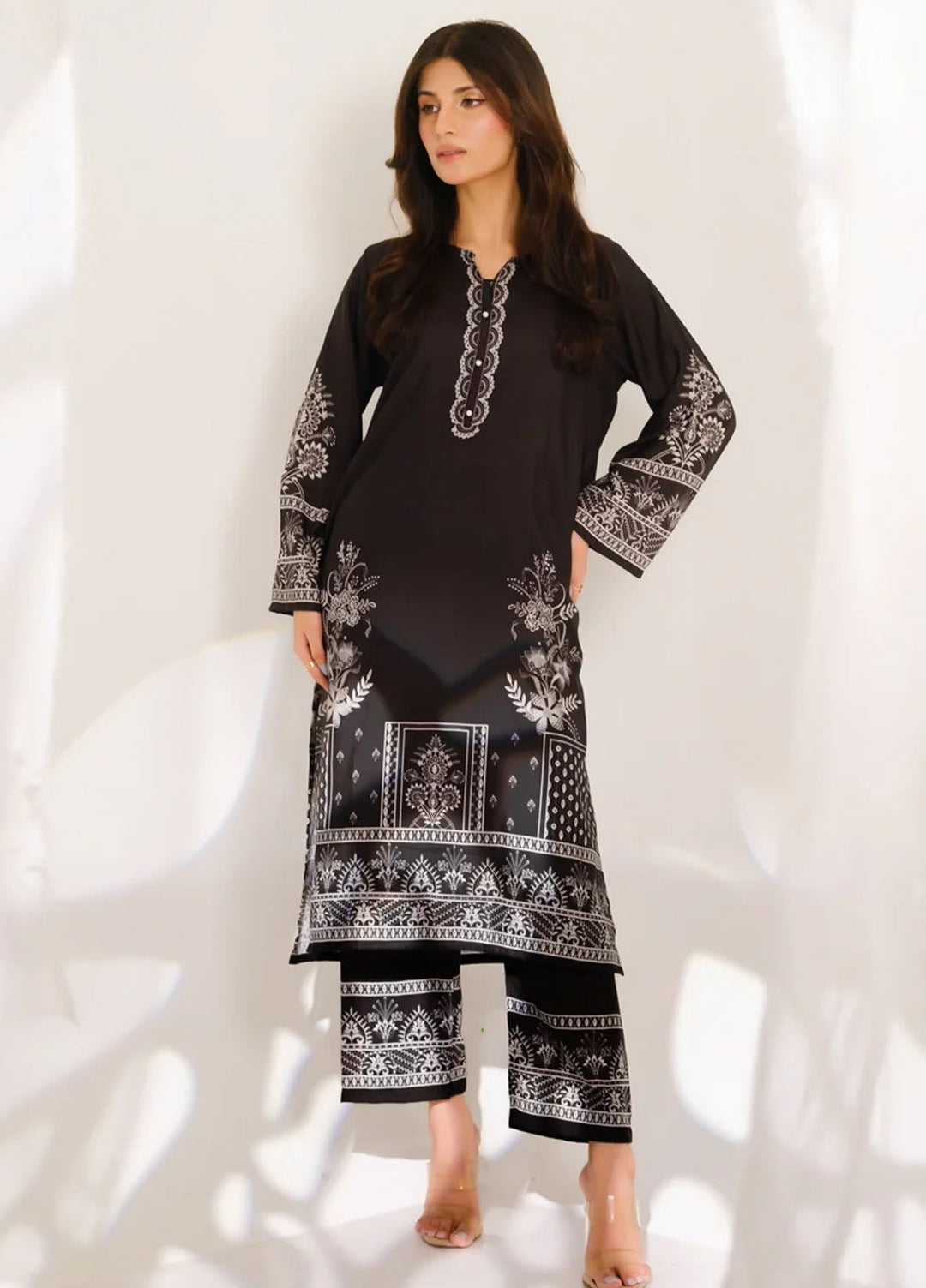 Amal Pret Printed Blended Lawn 2 Piece Suit Nova