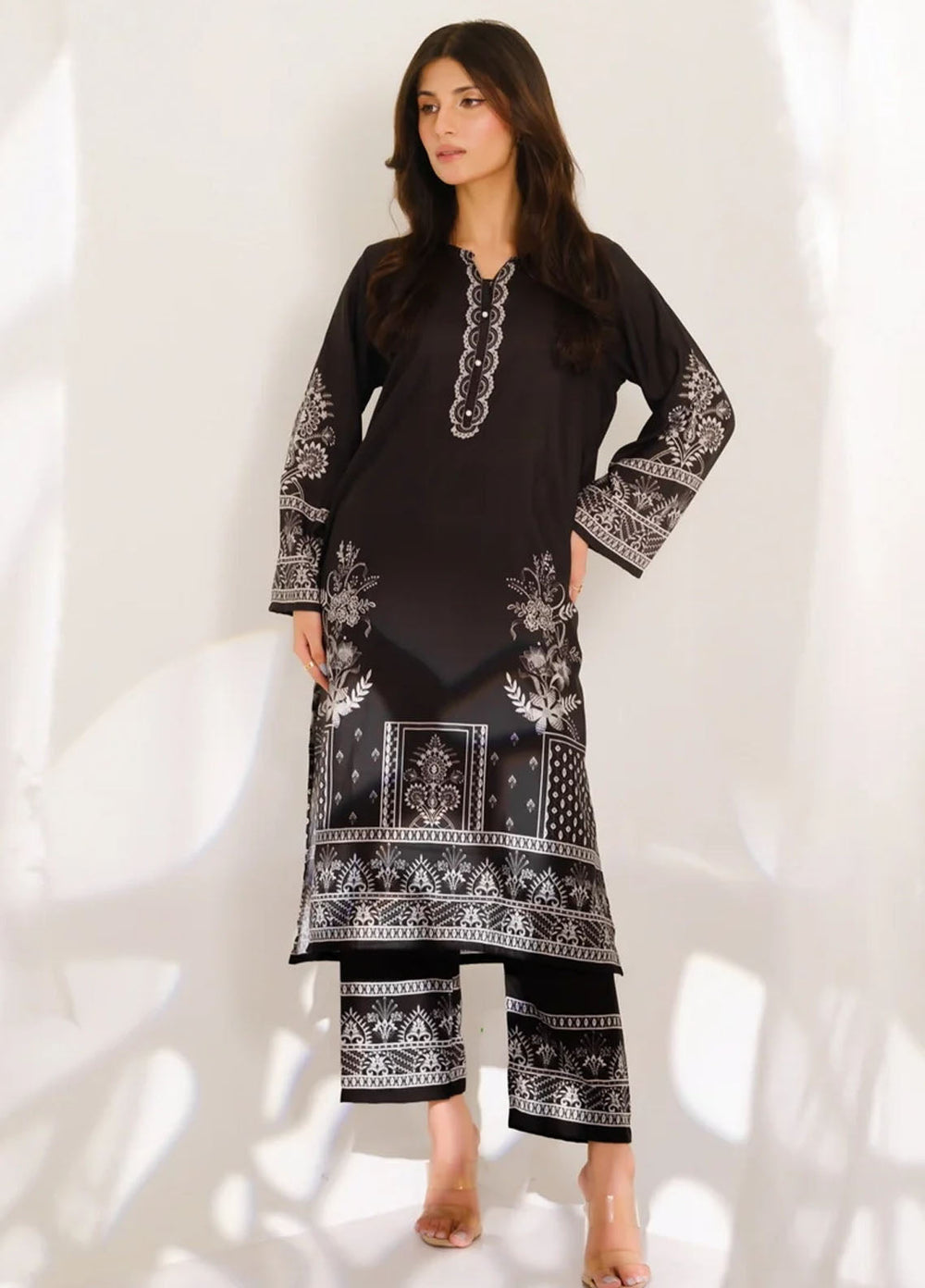 Amal Pret Printed Blended Lawn 2 Piece Suit Nova