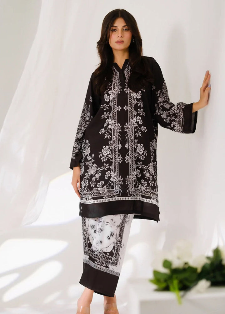 Amal Pret Printed Blended Lawn 2 Piece Suit Shadow