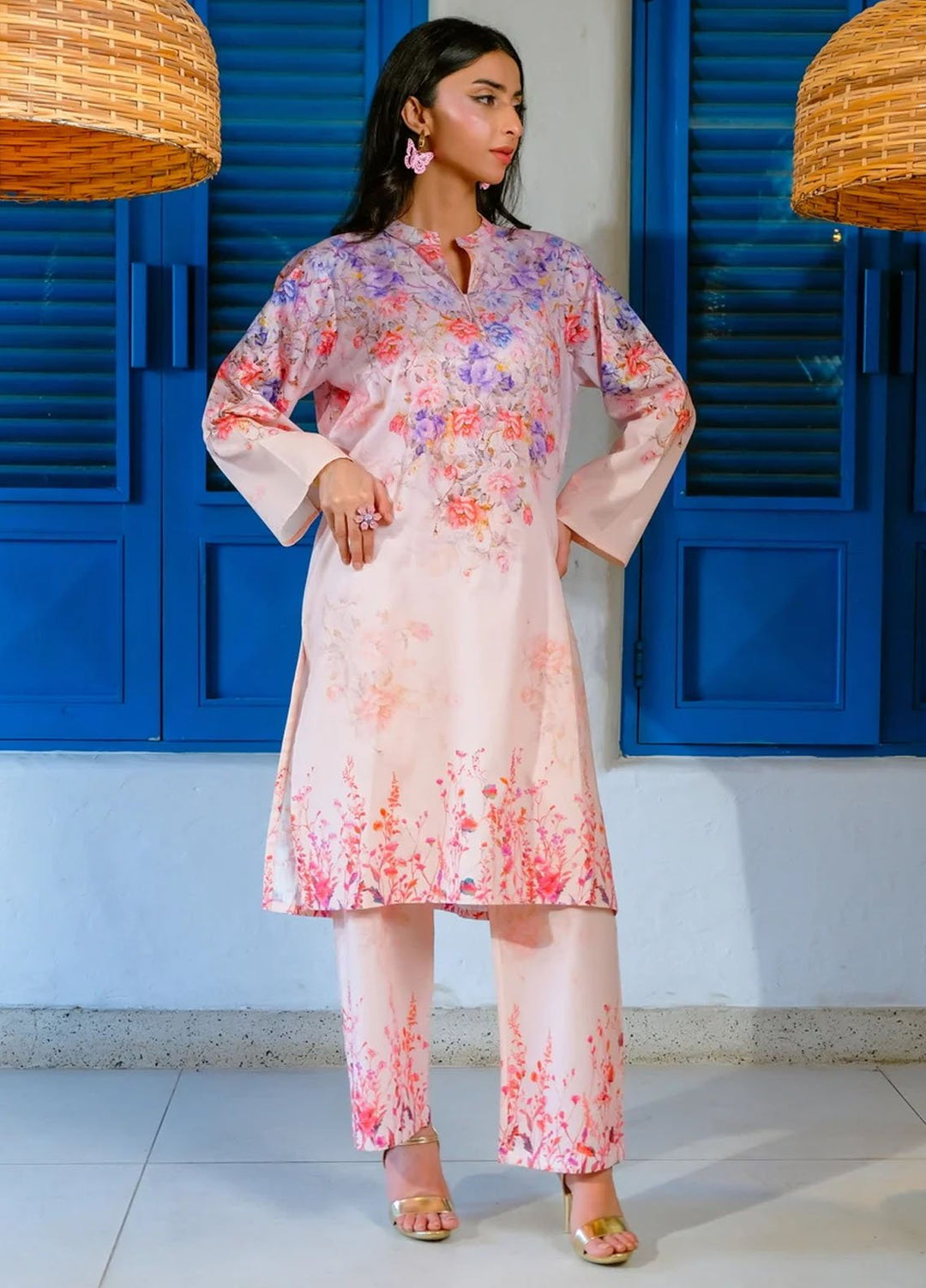 Amal Pret Printed Lawn 2 Piece Suit Bloom
