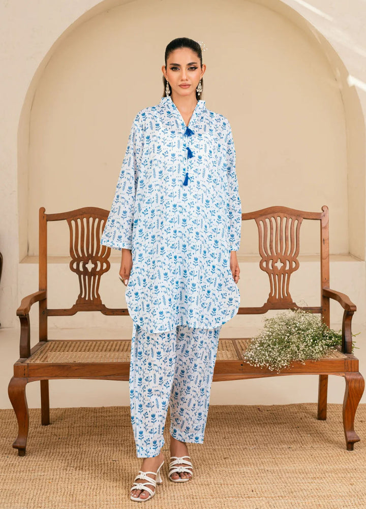 Amal Pret Printed Lawn 2 Piece Suit Breeze