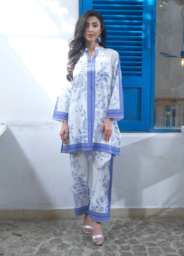 Amal Pret Printed Lawn 2 Piece Suit Luna