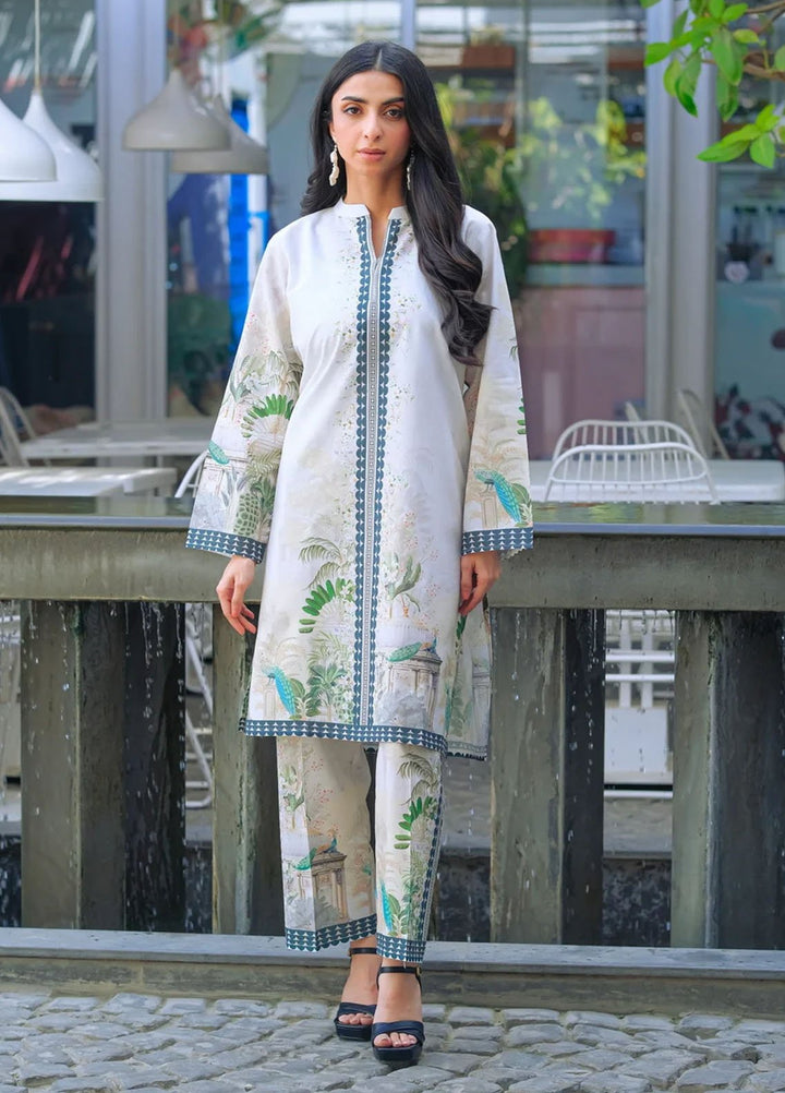 Amal Pret Printed Lawn 2 Piece Suit Majestic