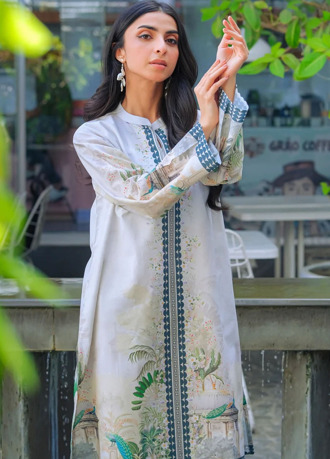 Amal Pret Printed Lawn 2 Piece Suit Majestic