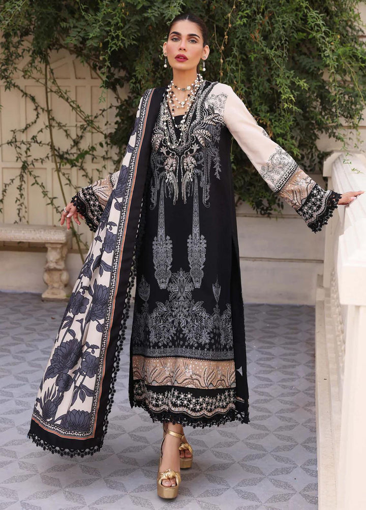 Amalachi By Sable Vogue Embroidered Karandi Suits Unstitched 3 Piece SV22A SWC-02-22 ALAYNA - Winter Collection