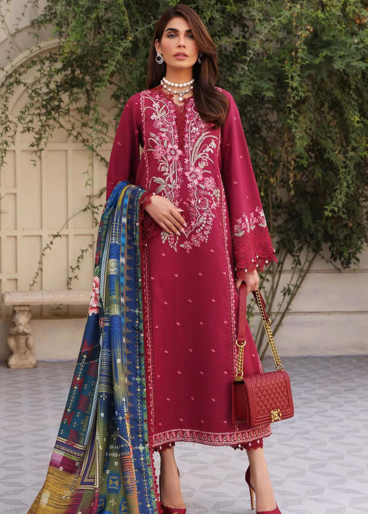 Amalachi By Sable Vogue Embroidered Karandi Suits Unstitched 3 Piece SV22A SWC-04-22 GULRUKH - Winter Collection