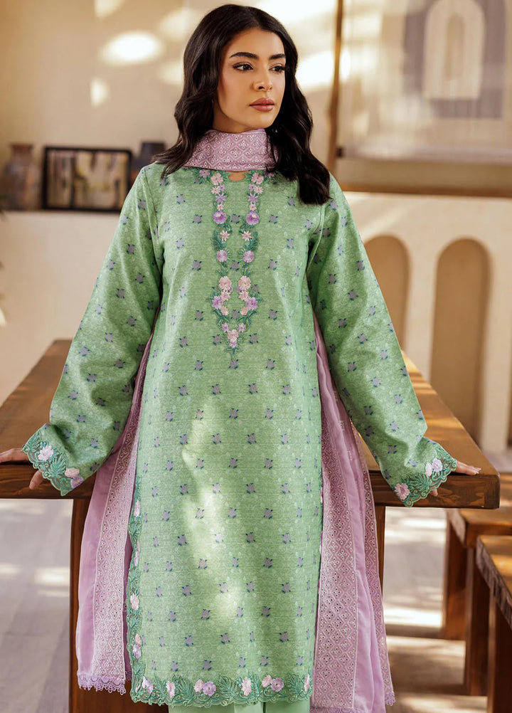 Amari by RajBari Embroidered Lawn Suits Unstitched 3 Piece RB25A D-01 - Summer Collection