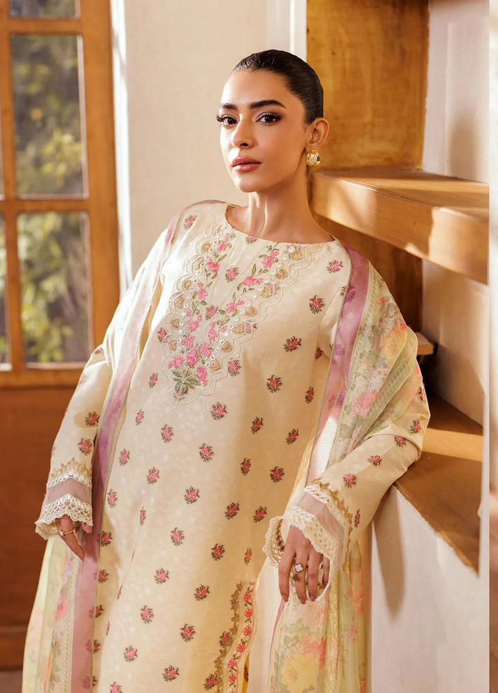 Amari by RajBari Embroidered Lawn Suits Unstitched 3 Piece RB25A D-03 - Summer Collection