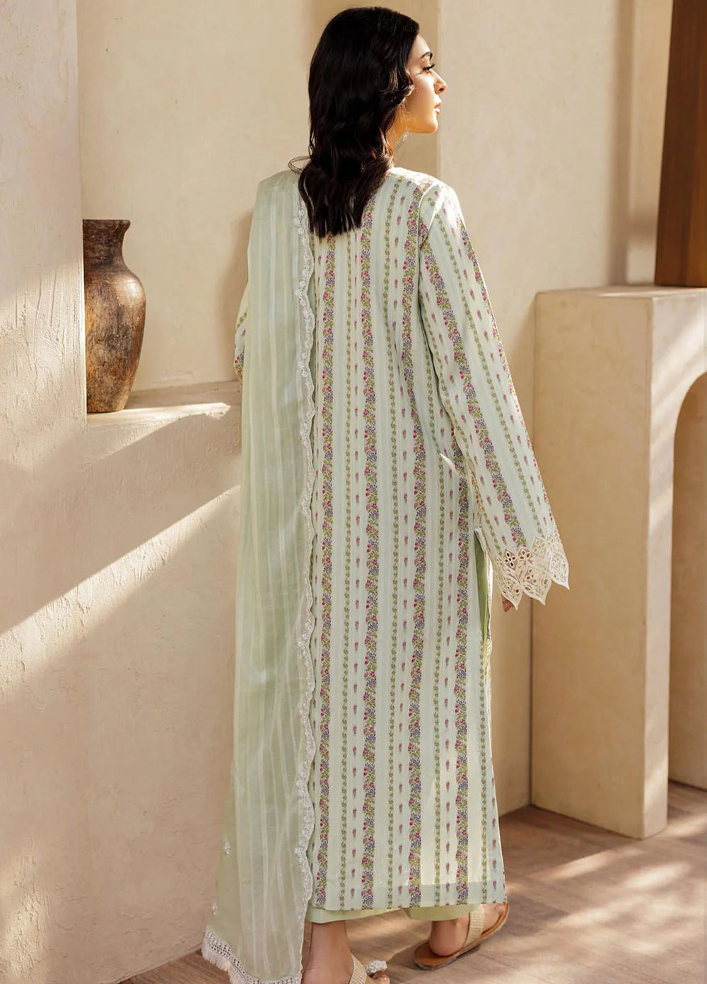 Amari by RajBari Embroidered Lawn Suits Unstitched 3 Piece RB25A D-10 - Summer Collection