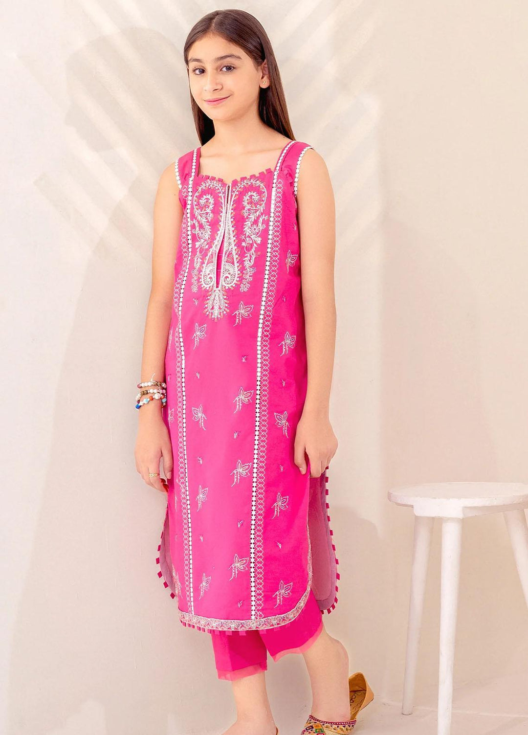 Maryum N Maria Lawn Casual 2 Piece Suit for Girls -  MNM23AK MKD0115 FUCHSIA REVERIE