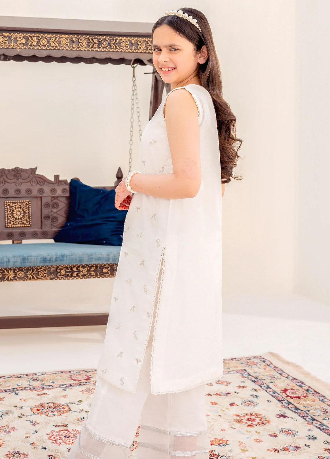 Maryum N Maria Lawn Casual Girls 2 Piece Suit -  MNM23AK MKD0122 PEARL DREAM