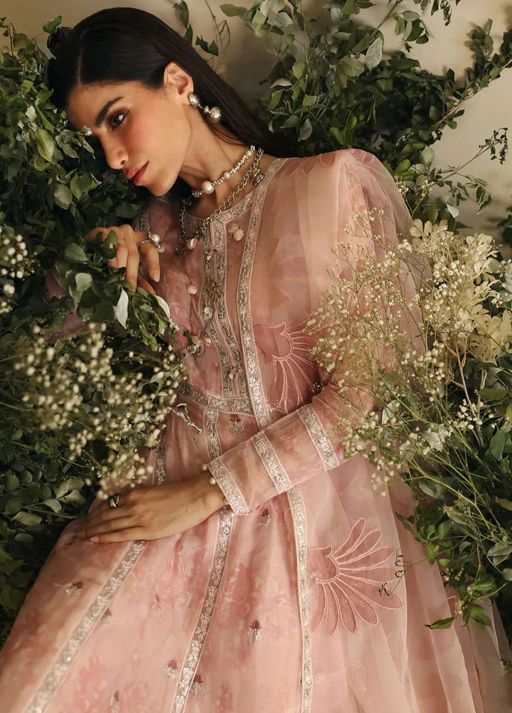 Amaya By Nureh Embroidered Chiffon Suit Unstitched 4 Piece NU24A AM-03 - Formals Collection