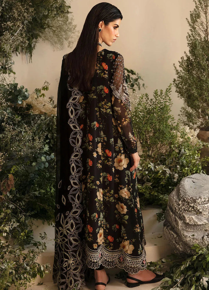 Amaya By Nureh Embroidered Chiffon Suit Unstitched 4 Piece NU24A AM-04 - Formals Collection