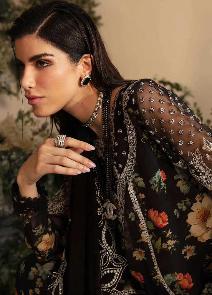 Amaya By Nureh Embroidered Chiffon Suit Unstitched 4 Piece NU24A AM-04 - Formals Collection