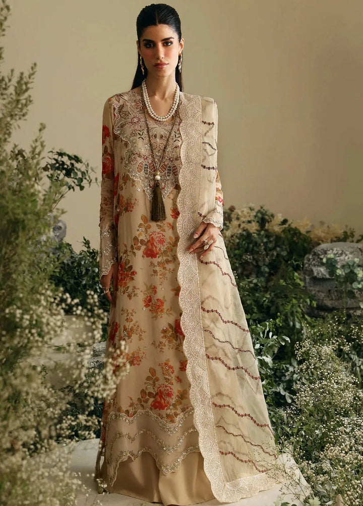 Amaya By Nureh Embroidered Chiffon Suit Unstitched 4 Piece NU24A AM-06 - Formals Collection