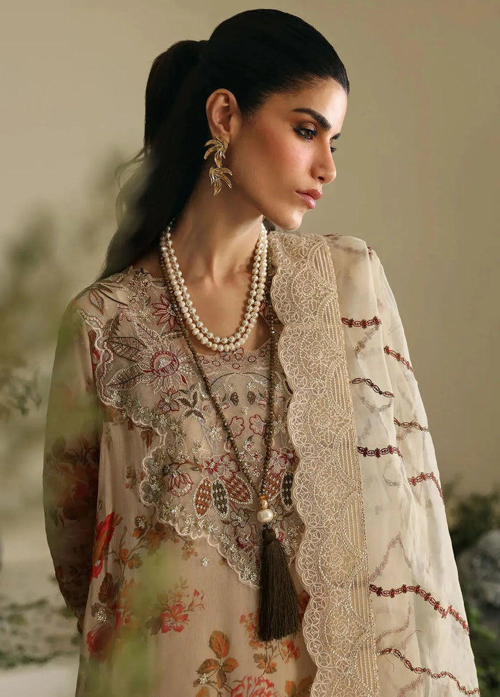 Amaya By Nureh Embroidered Chiffon Suit Unstitched 4 Piece NU24A AM-06 - Formals Collection