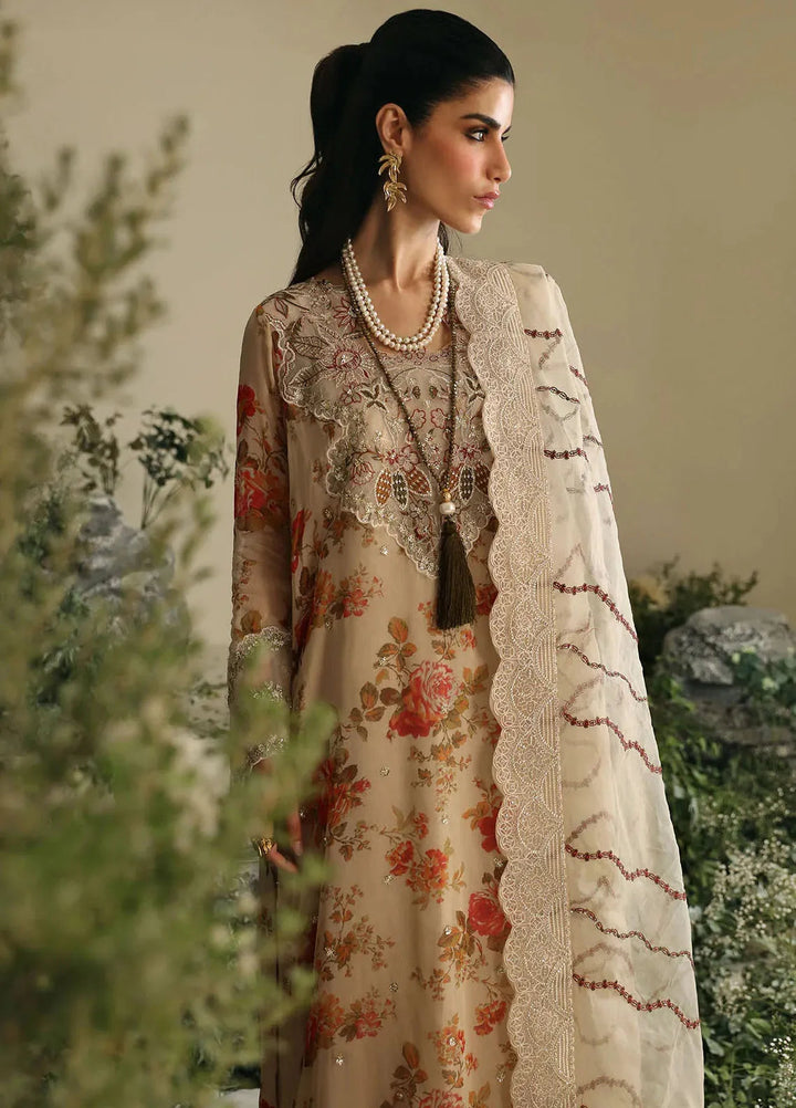 Amaya By Nureh Embroidered Chiffon Suit Unstitched 4 Piece NU24A AM-06 - Formals Collection