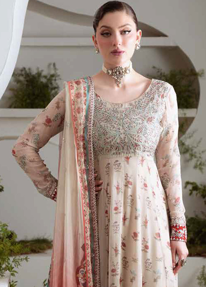 Amaya by Nureh Embroidered Chiffon Suits Unstitched 3 Piece NU25CL AM-21 - Luxury Collection