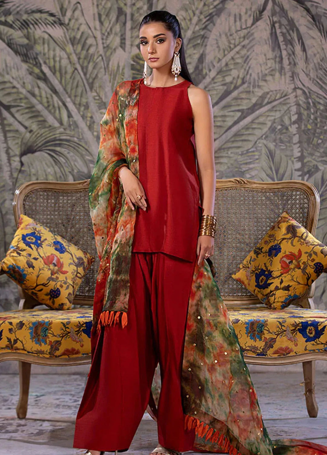 Amber Imran Pret Embroidered Raw Silk 3 Piece Suit Raw allure