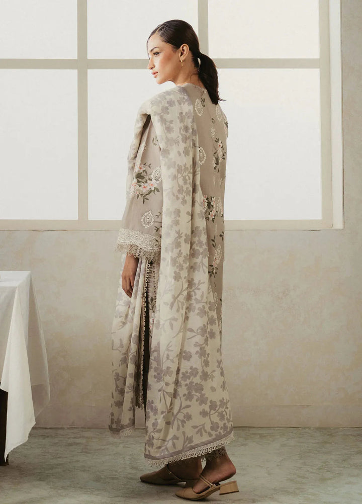 Amore by Ayzel Embroidered Lawn Suit Unstitched 3 Piece AAF25AS D-06 Opal - Summer Collection