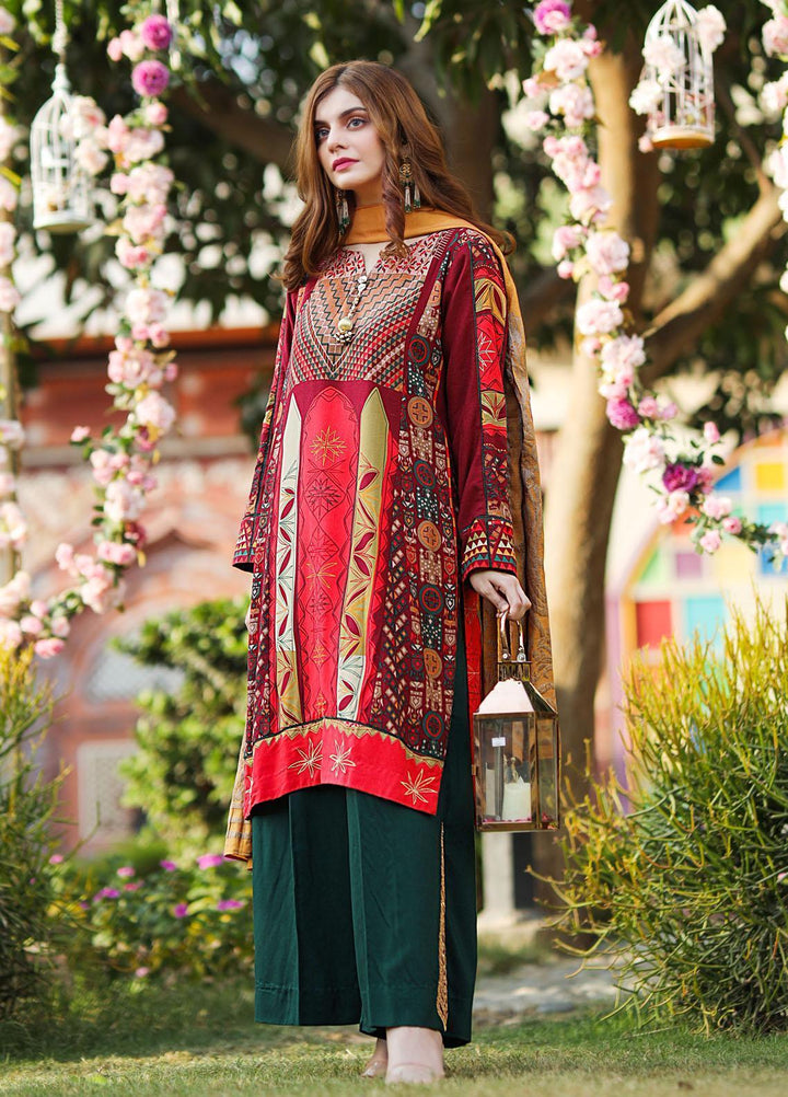 Amsin Attire Casual Pret  Viscose Marina 3 Piece Suit AAR21W A-13