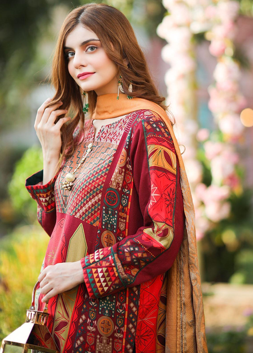 Amsin Attire Casual Pret  Viscose Marina 3 Piece Suit AAR21W A-13