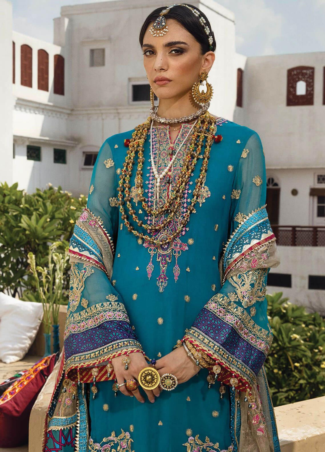 Anahita By Anaya Embroidered Chiffon Suits Unstitched 3 Piece AKC22WD AKW22-02 Roshanay - Wedding Collection