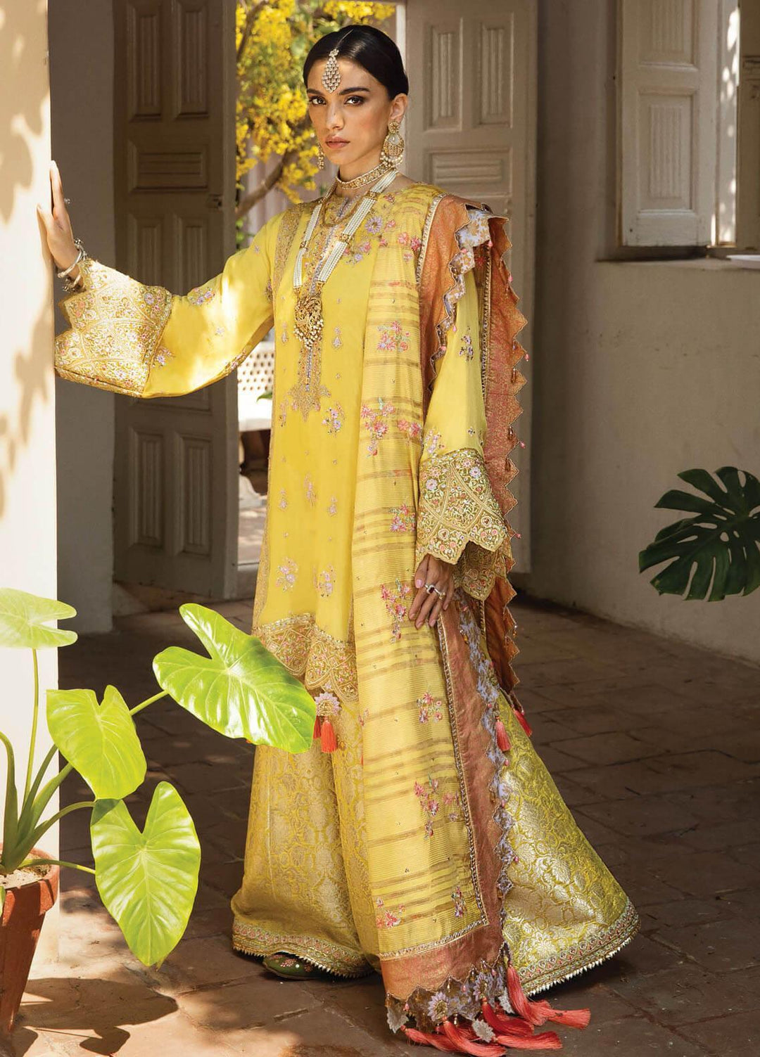 Anahita By Anaya Embroidered Chiffon Suits Unstitched 3 Piece AKC22WD AKW22-04 Alara - Wedding Collection