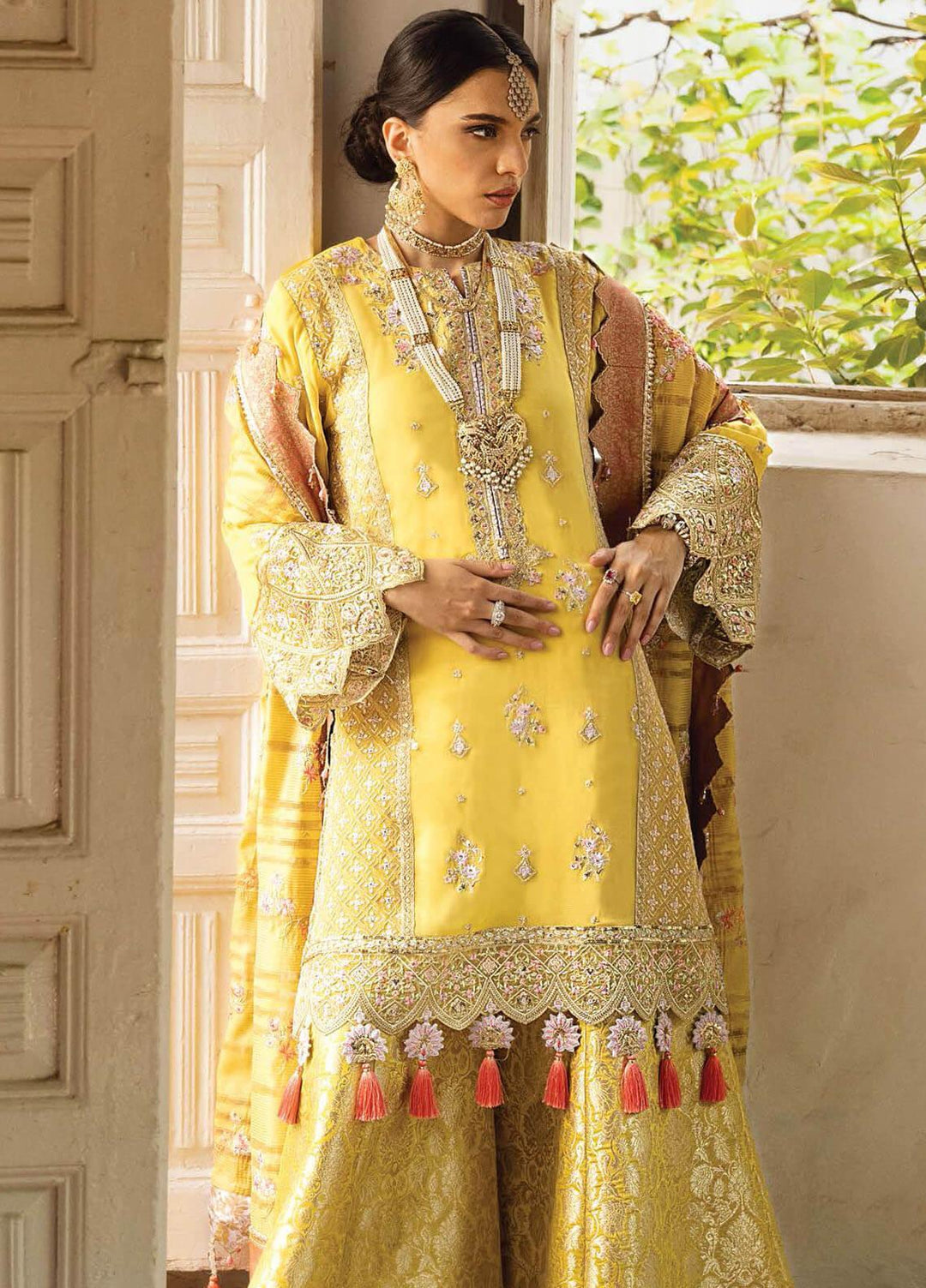 Anahita By Anaya Embroidered Chiffon Suits Unstitched 3 Piece AKC22WD AKW22-04 Alara - Wedding Collection