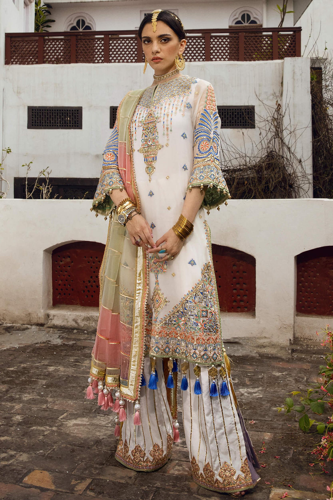 Anahita By Anaya Embroidered Chiffon Suits Unstitched 3 Piece AKC22WD AKW22-05 Miray - Wedding Collection