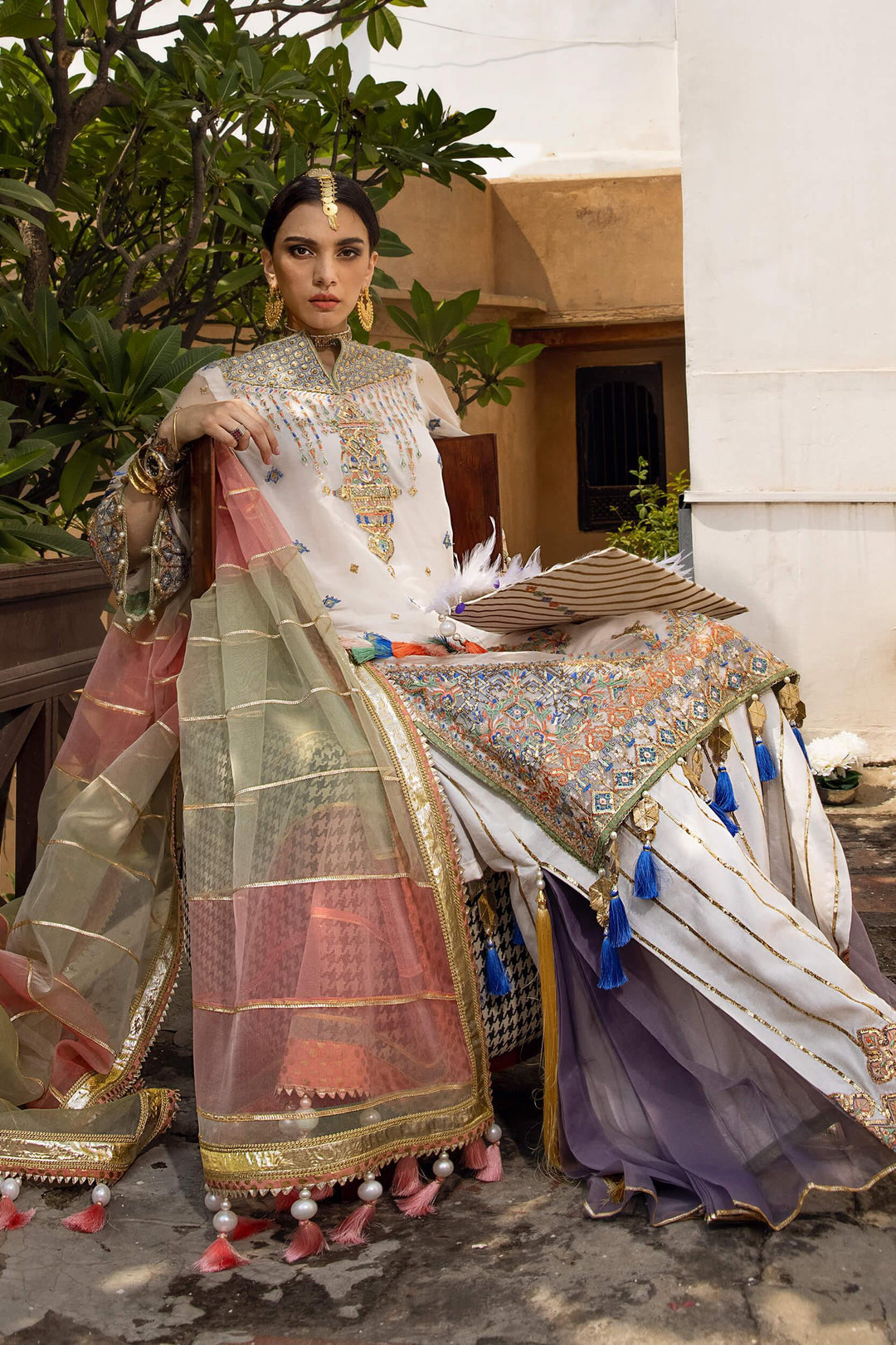 Anahita By Anaya Embroidered Chiffon Suits Unstitched 3 Piece AKC22WD AKW22-05 Miray - Wedding Collection