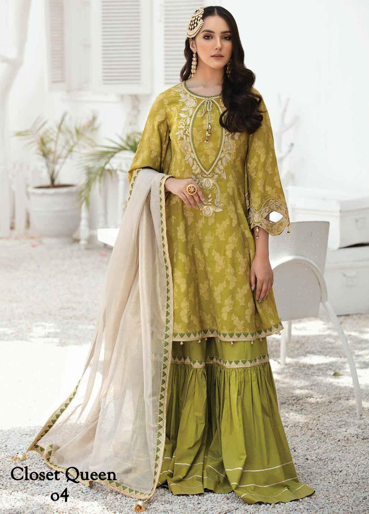 Anamta by Mahwish Ishtiaq Embroidered Lawn Suits Unstitched 3 Piece ANT21E 04 Closet Queen - Luxury Collection
