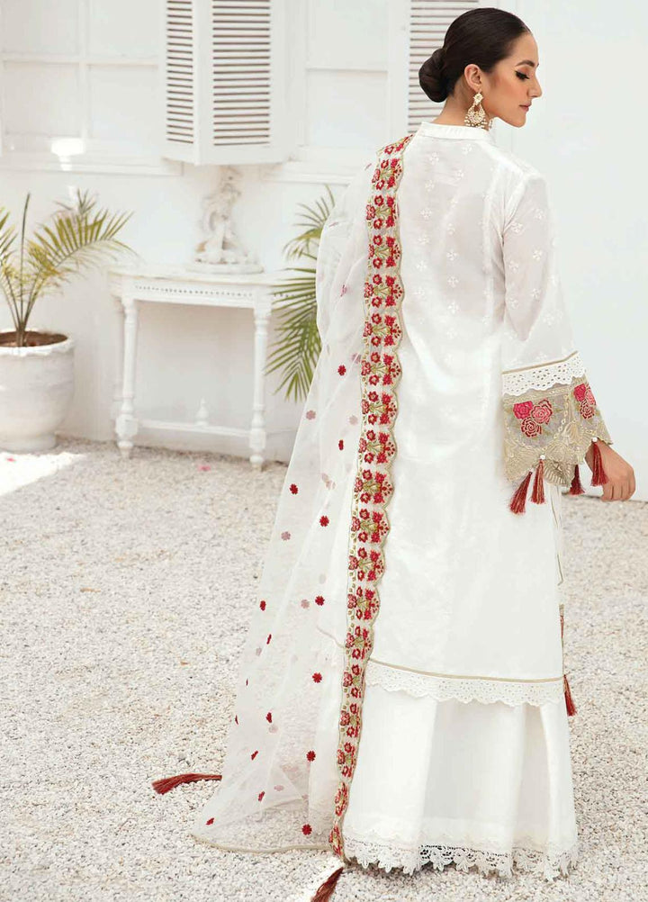 Anamta by Mahwish Ishtiaq Embroidered Lawn Suits Unstitched 3 Piece ANT21E 07 Rose Garden - Luxury Collection
