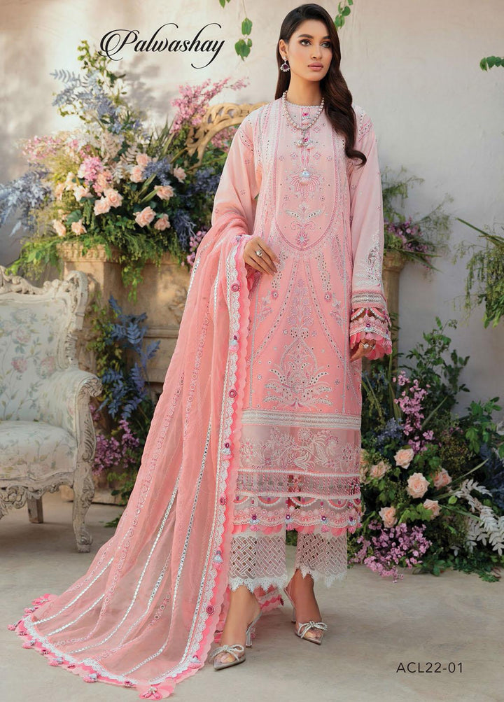 Anaya By Kiran Chaudhry Embroidered Lawn Suits Unstitched 3 Piece AKC22CK ACL22-01-Palwashay - Luxury Collection