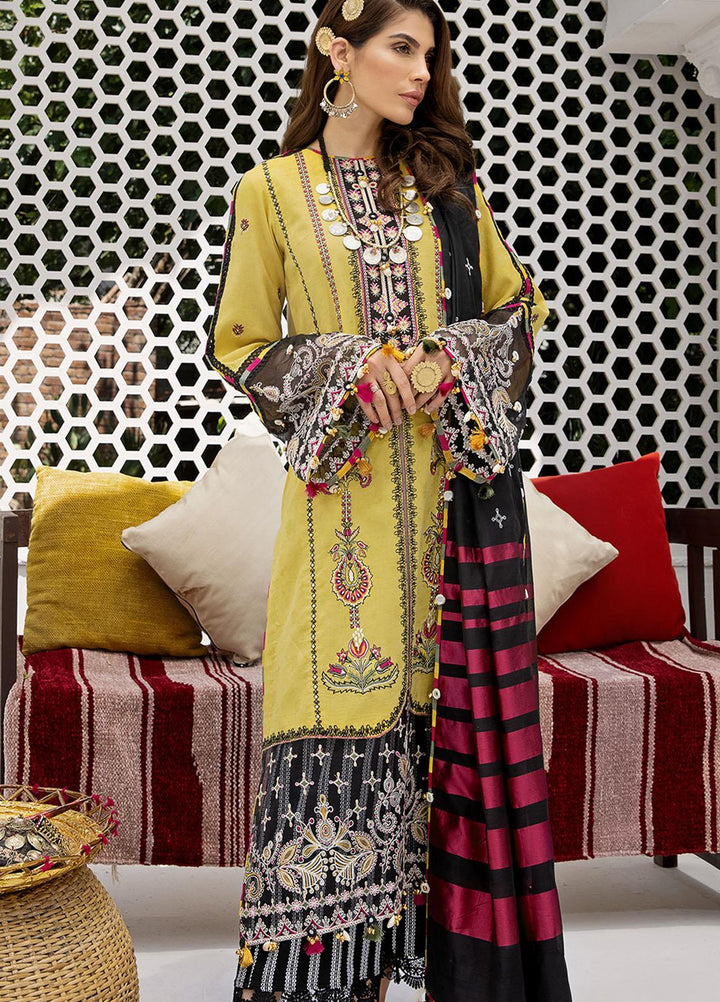 Anaya By Kiran Chaudhry Embroidered Lawn Suits Unstitched 3 Piece AKC21E AE21-03 NEHA - Luxury Collection